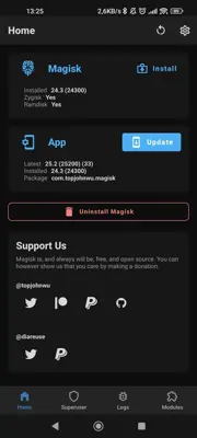 Magisk Manager android App screenshot 0